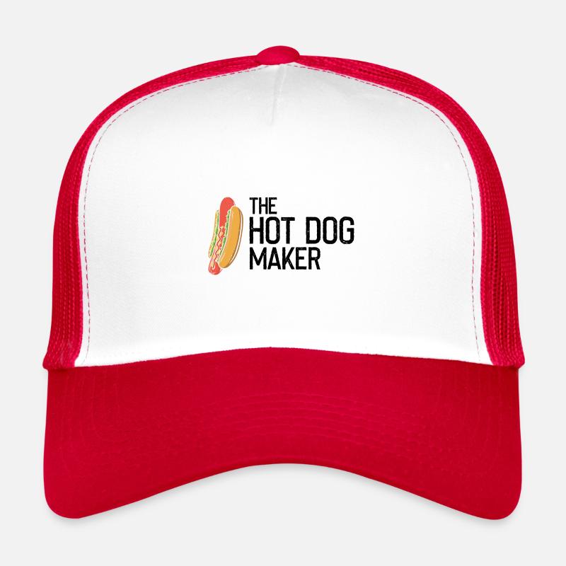 Hot Dog Maker Grill Papa BBQ Hot Dog Casquette trucker 