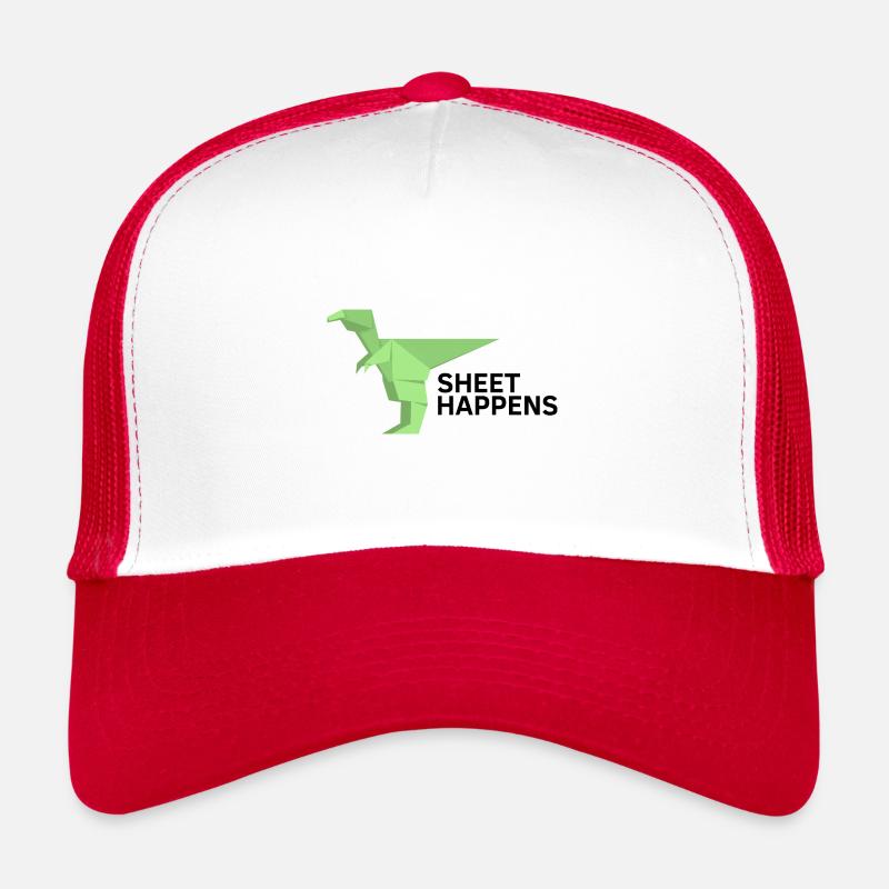 Conception d'origami Kirigami coloré Casquette trucker 