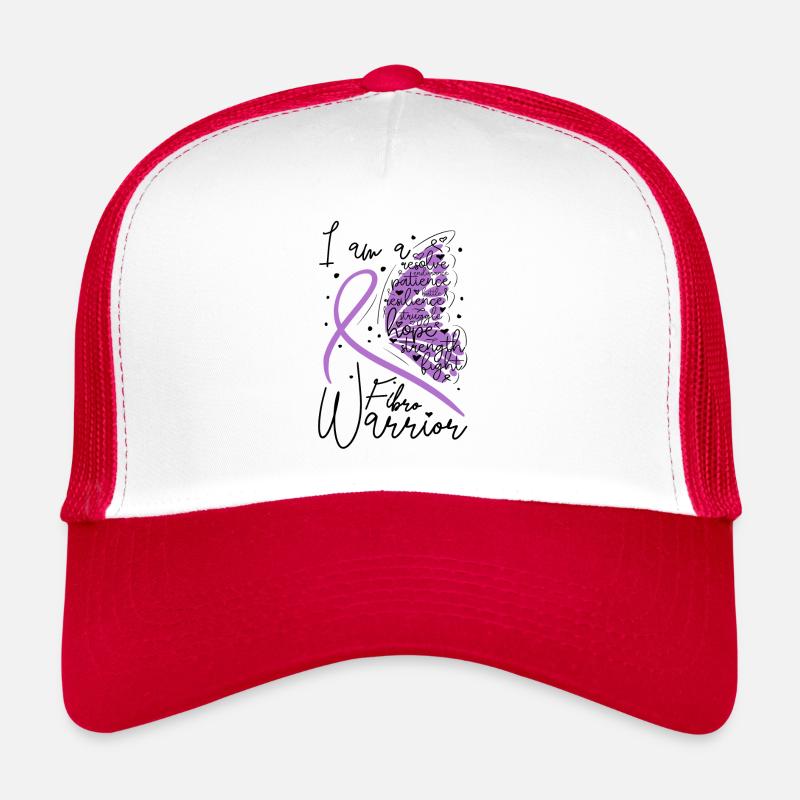 Butterfly Fibromyalgia Warrior Trucker Cap