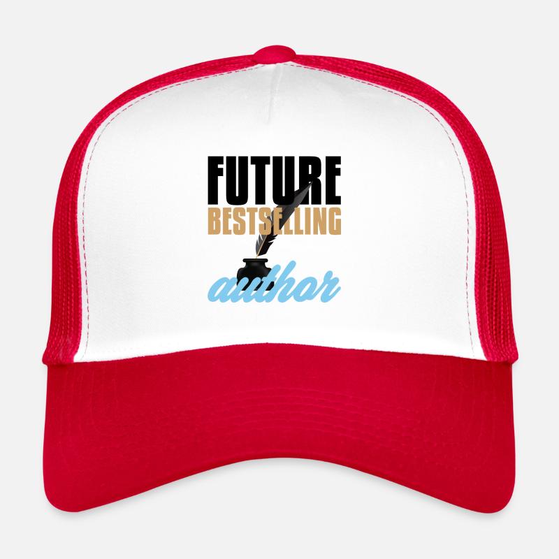 Author Future Bestselling Author Gift Writer Gift Trucker Cap