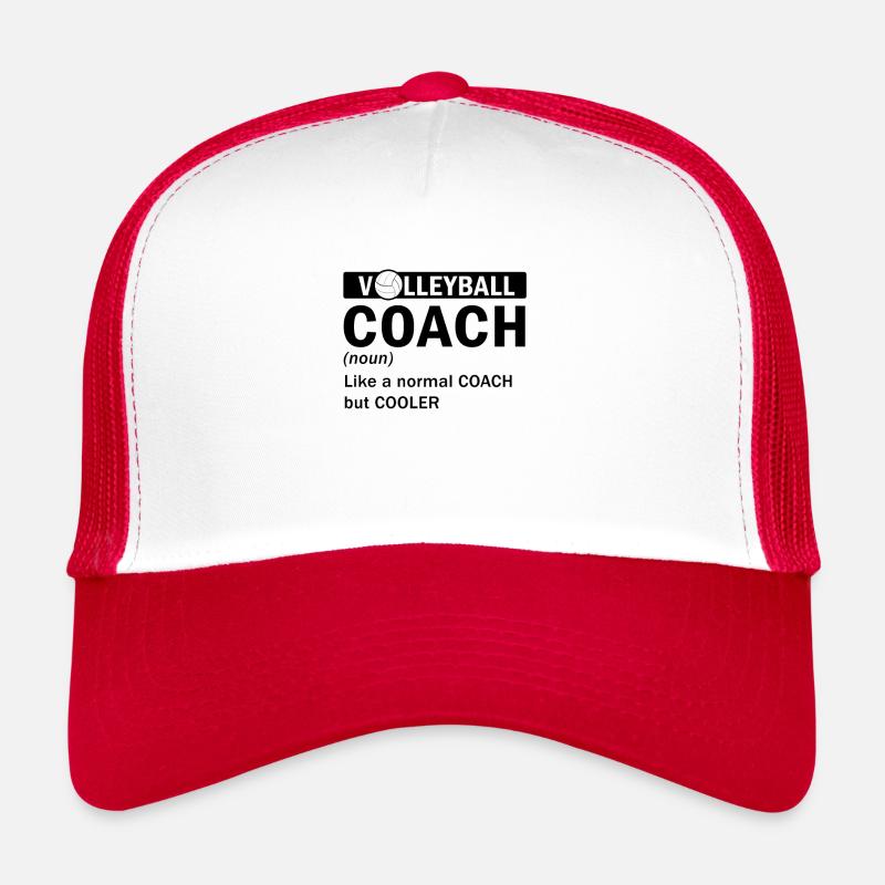 Volleyballtrainer Geschenke wie normaler Trainer aber Trucker Cap