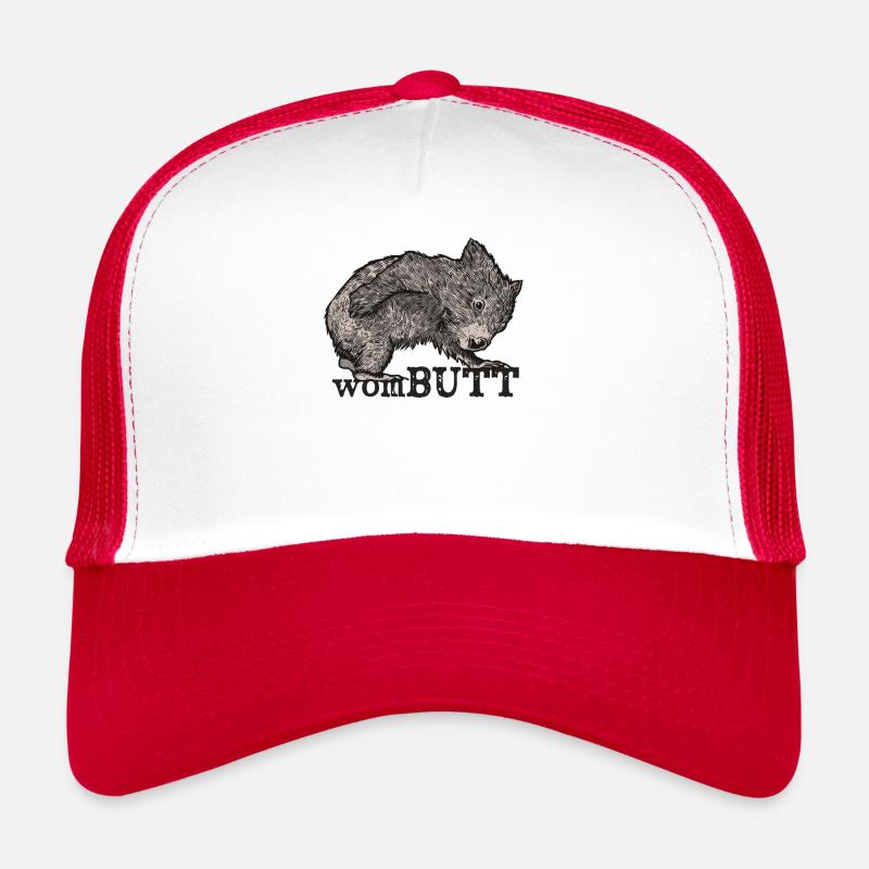 Wombat Funny pun Trucker Cap