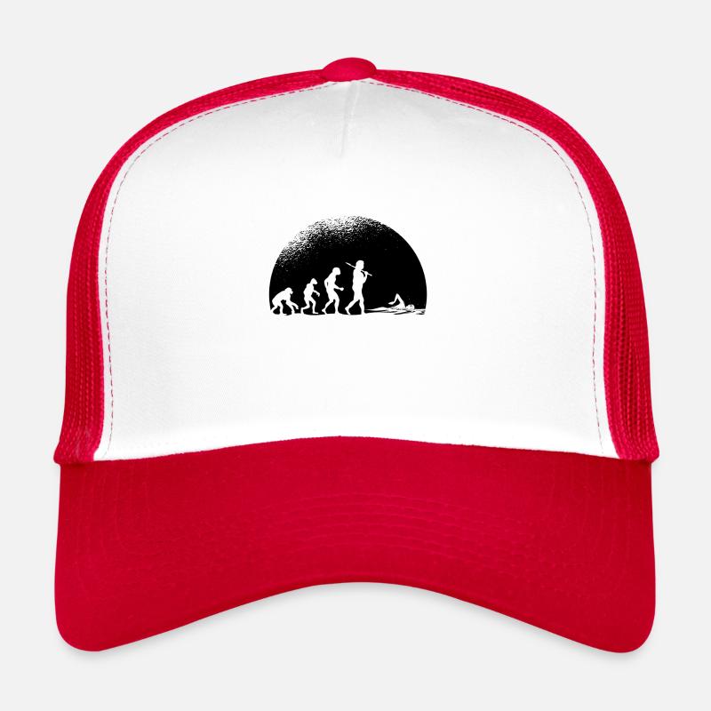 Evolution Schwimmen - Trucker Cap - Weiß/Rot
