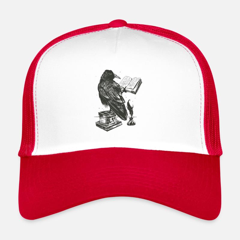Rabe - Trucker Cap - Weiß/Rot