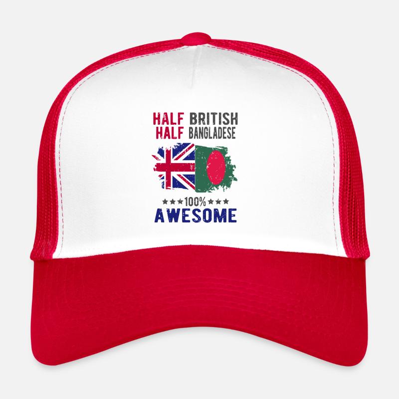 Halb Brite Halb Bangladescher Trucker Cap