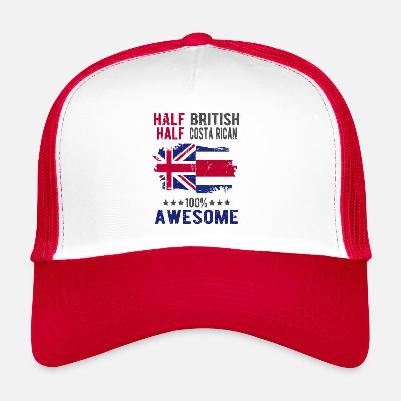 Moitié britannique moitié costaricain Casquette trucker 