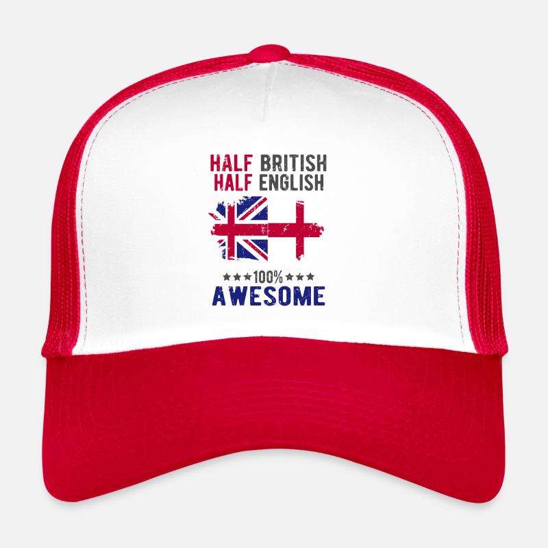 Moitié britannique moitié anglais Casquette trucker 