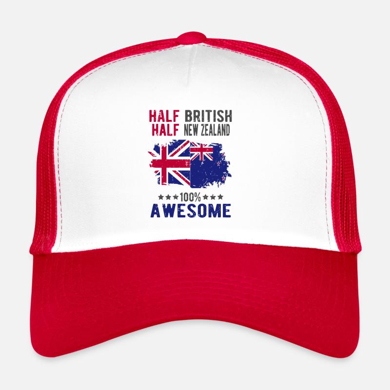 Halb Brite Halb Neuseeländer Trucker Cap
