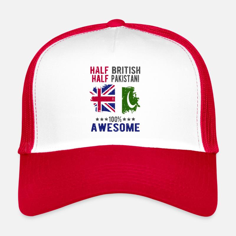 Half British Half Pakistanis Trucker Cap