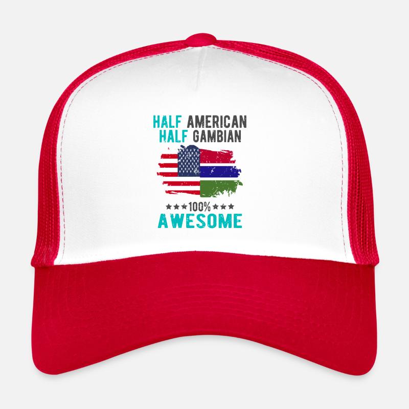 Mi-Américain, mi-Gambien Casquette trucker 