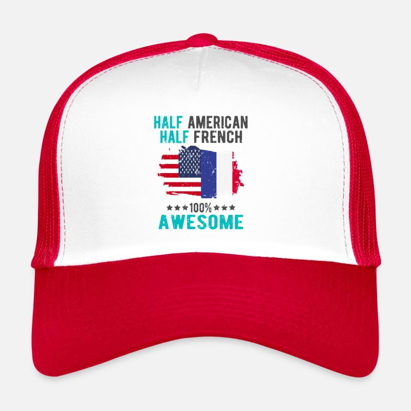 Halb Amerikaner Halb Amerikaner Trucker Cap