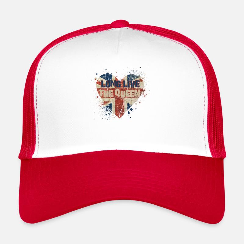 British Queen Coronation Camilla England Flag Trucker Cap