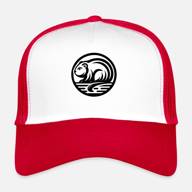 Biber Ureinwohner Amerikanisches Tierkreiszeichen Trucker Cap