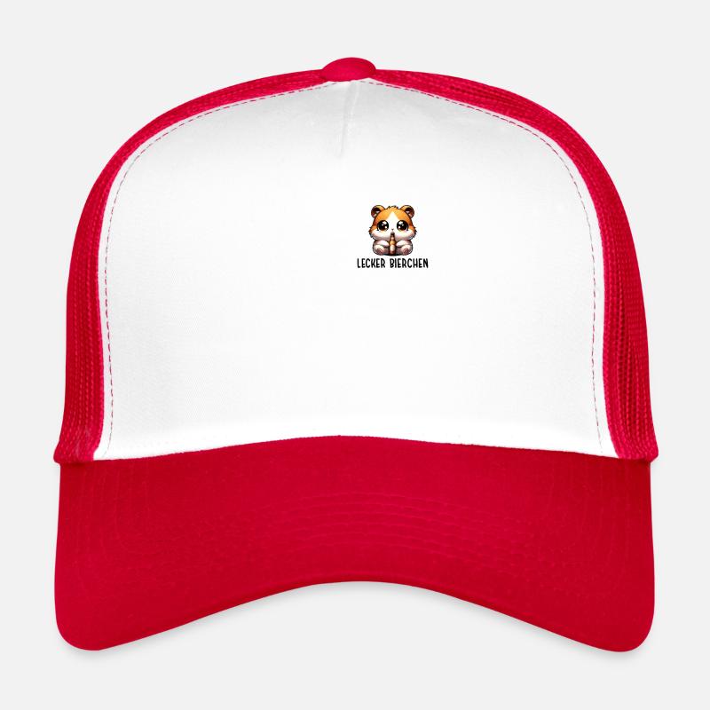 DELICIOUS BEER Sad Hamster Meme Trucker Cap