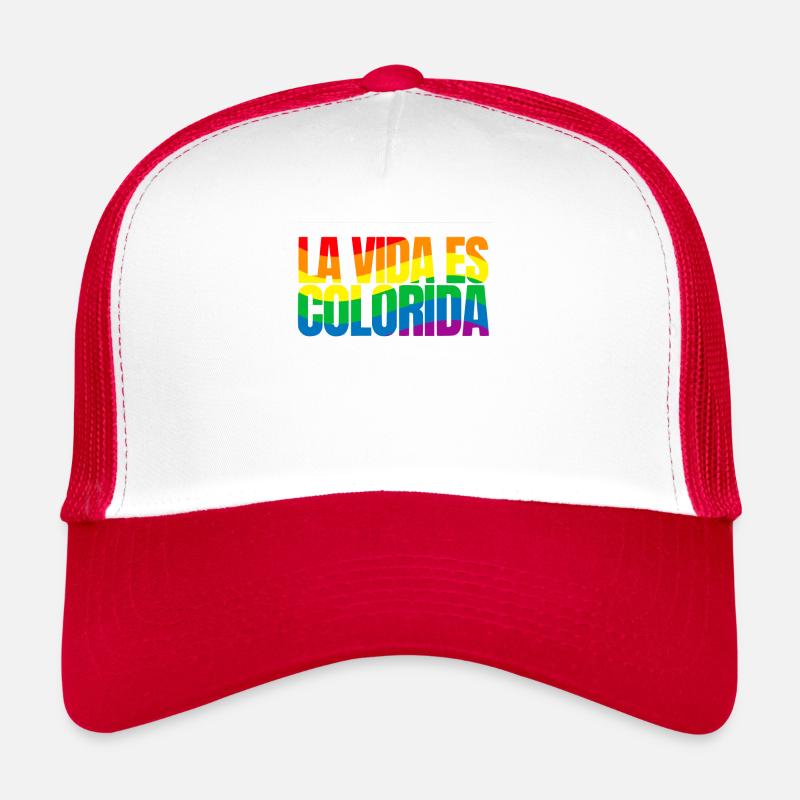 L’amour est coloré Casquette trucker 