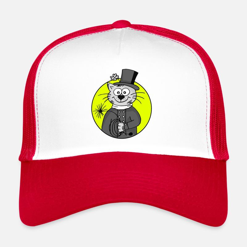 Ramoneur rétro chat Casquette trucker 