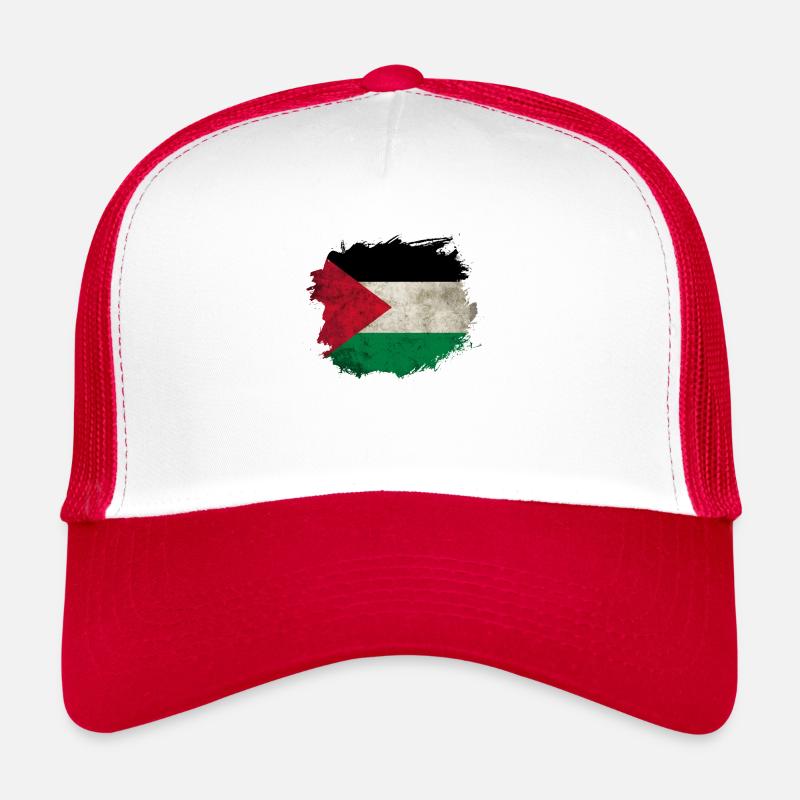 Drapeau de la Palestine Casquette trucker 