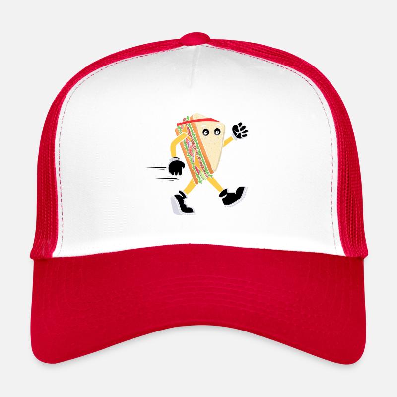 Fun Bread Sandwich Cardio Running Runners Trucker Cap