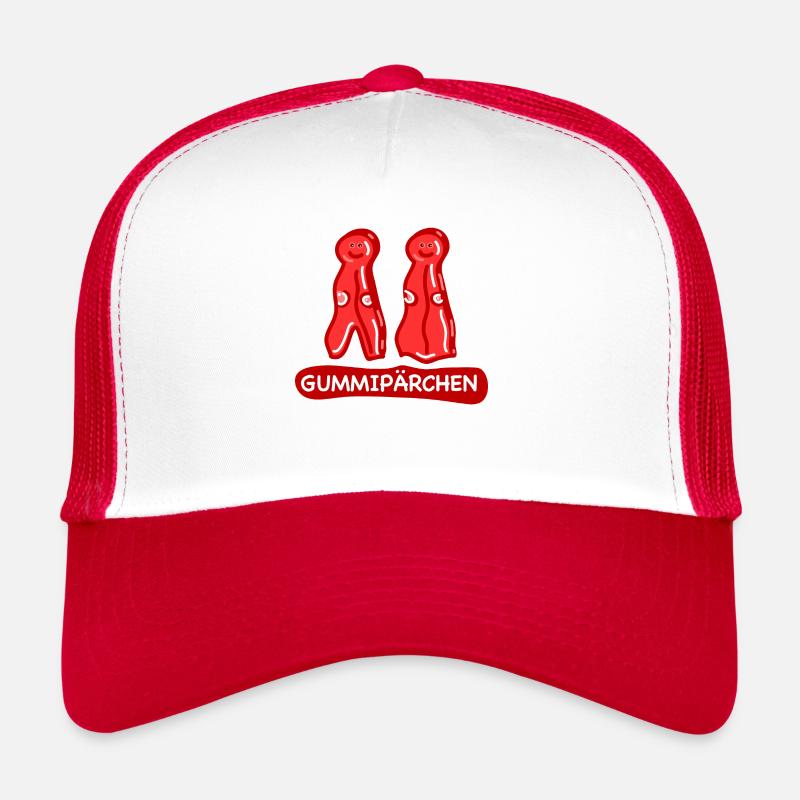 Gummipärchen Paar Liebe Trucker Cap