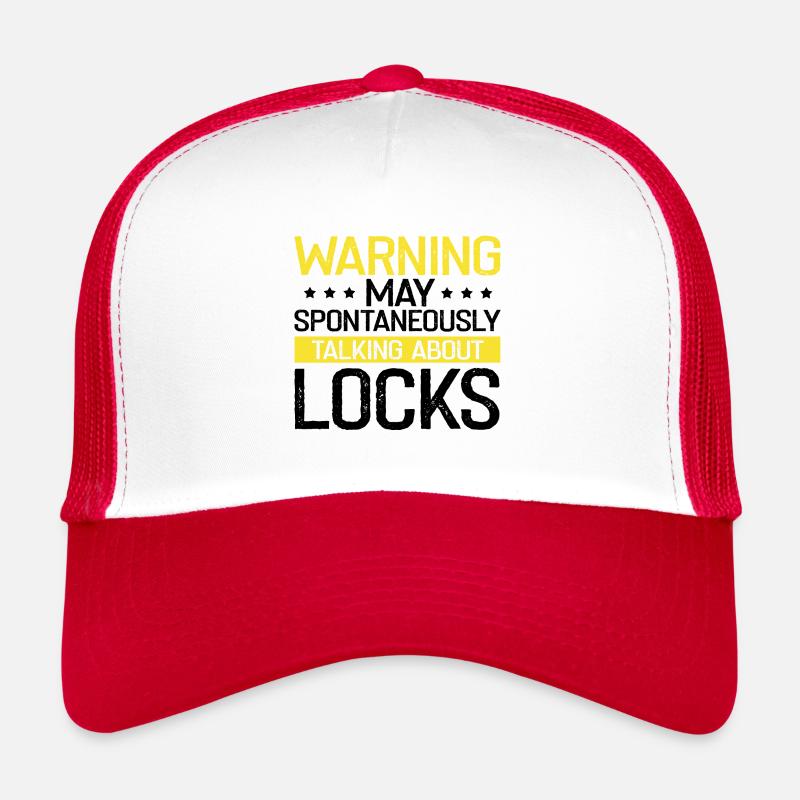 Lock Picking Locking Technician Schlossdienst Design Trucker Cap