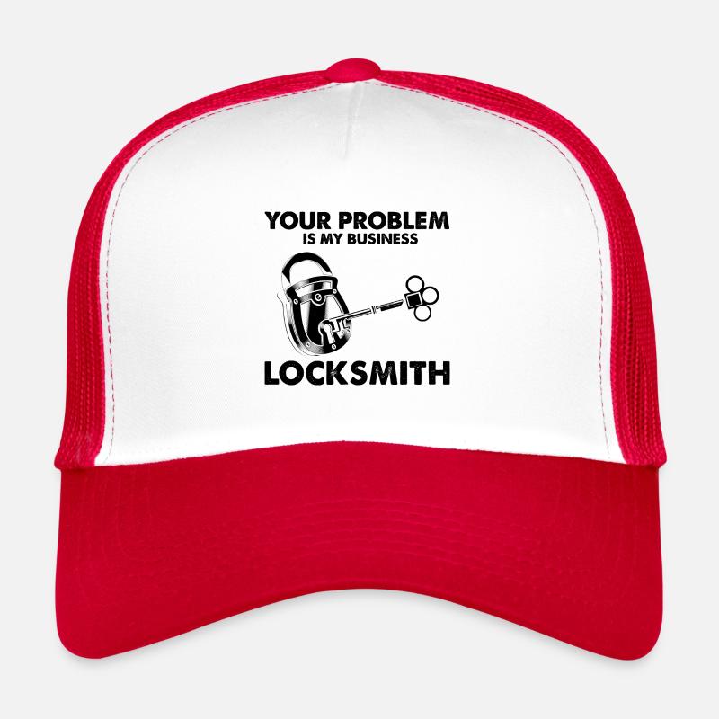 Pas de clé pas de problème de conception du service de verrouillage Casquette trucker 