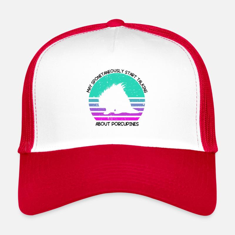 Conceptions de porc-épic pour hérisson Fan de porc-épic Casquette trucker 