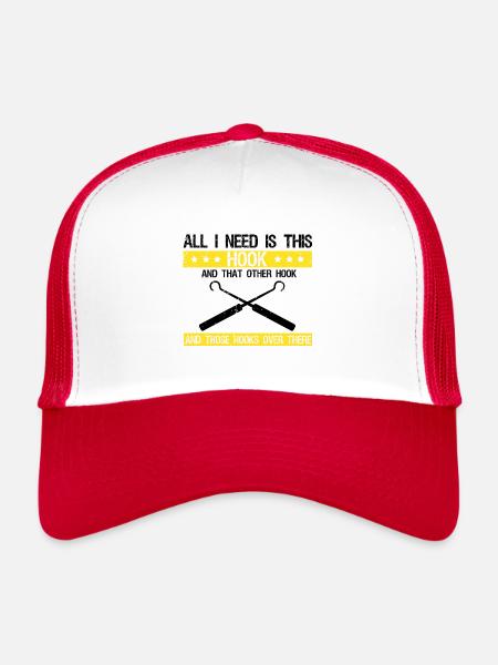 Lock Lock locking service locksmith - Trucker Cap - white/red - Front