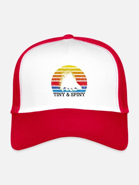 Porcupines Designs for Animal Lovers Rodent - Trucker Cap - white/red - Front