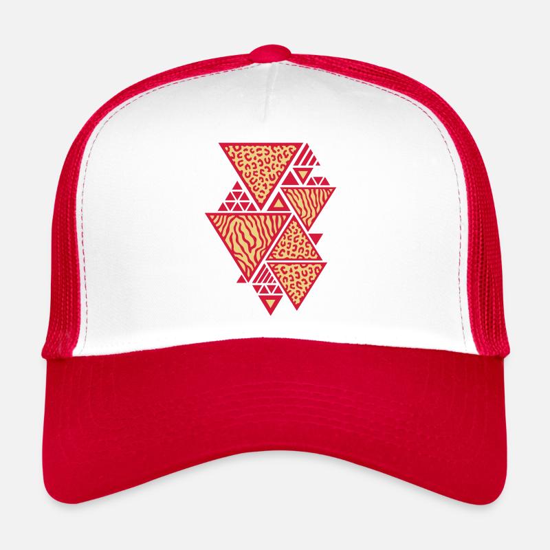 Triangle pattern (Tiger / Leopard) Trucker Cap