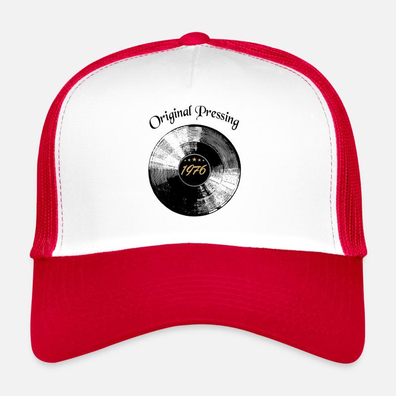 Anniversaire 1976 Record Music Gift Casquette trucker 