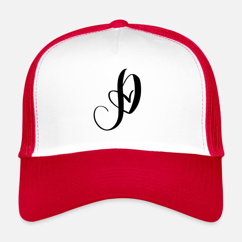 Herzbuchstabe P/Herzbuchstabe P Trucker Cap