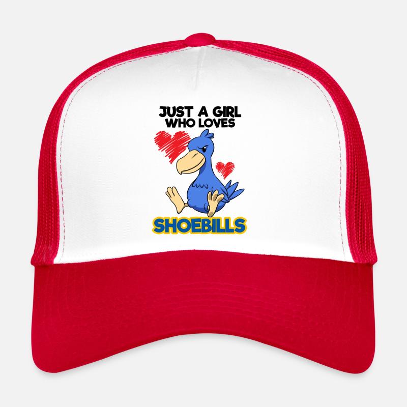 Shoebill Bird Ornithologist Forest I Gift Trucker Cap