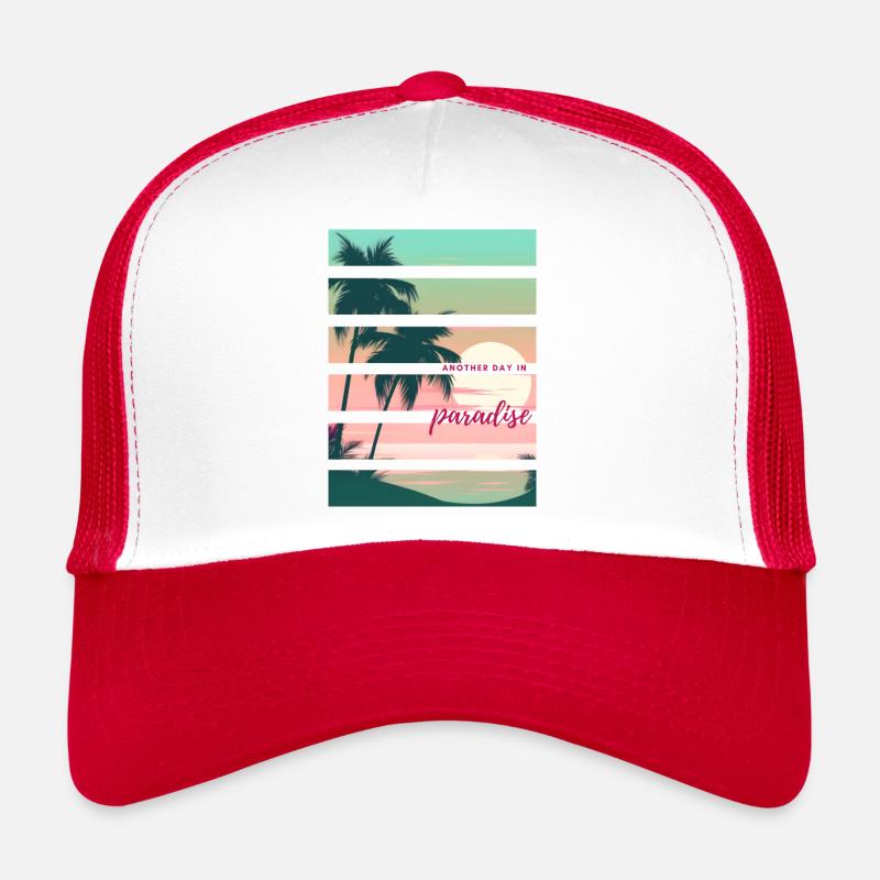 Another day in paradise Trucker Cap