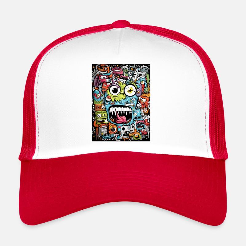 [] Visage de panique Casquette trucker 