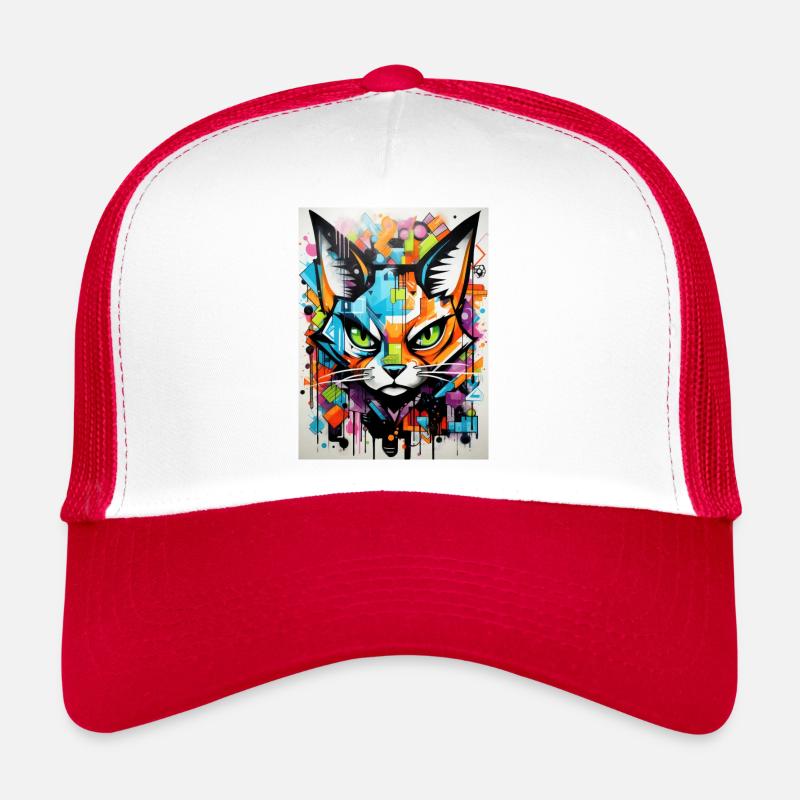 Regard sinistre : Courroux du renard maléfique Casquette trucker 