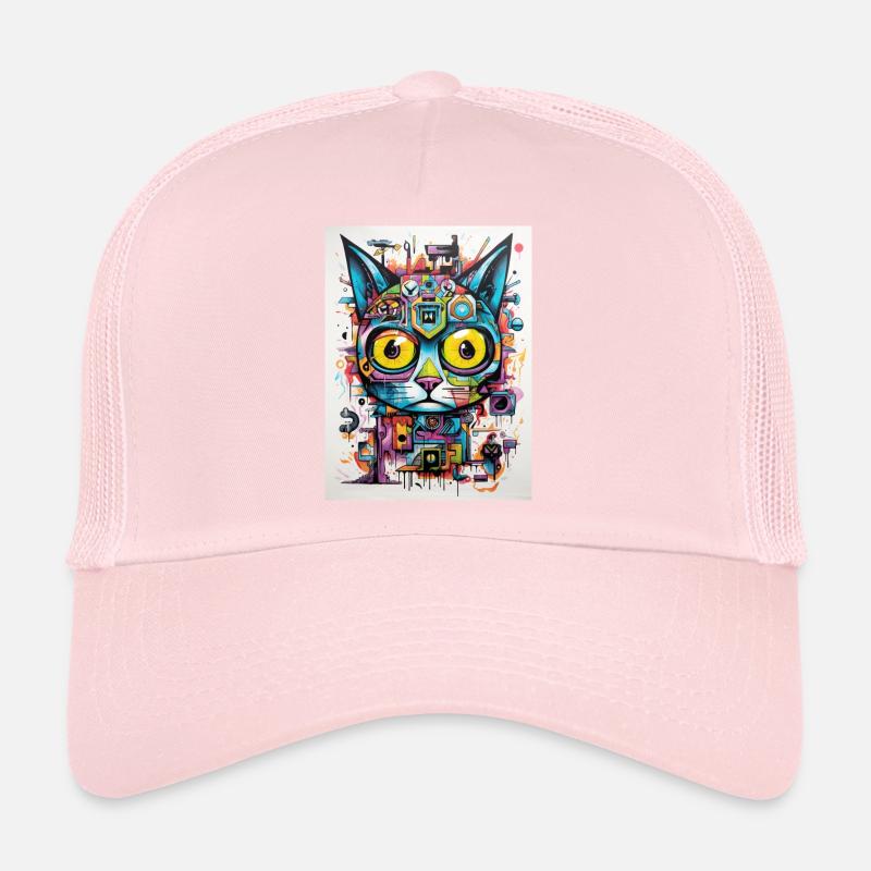 [] Chat choqué Casquette trucker 