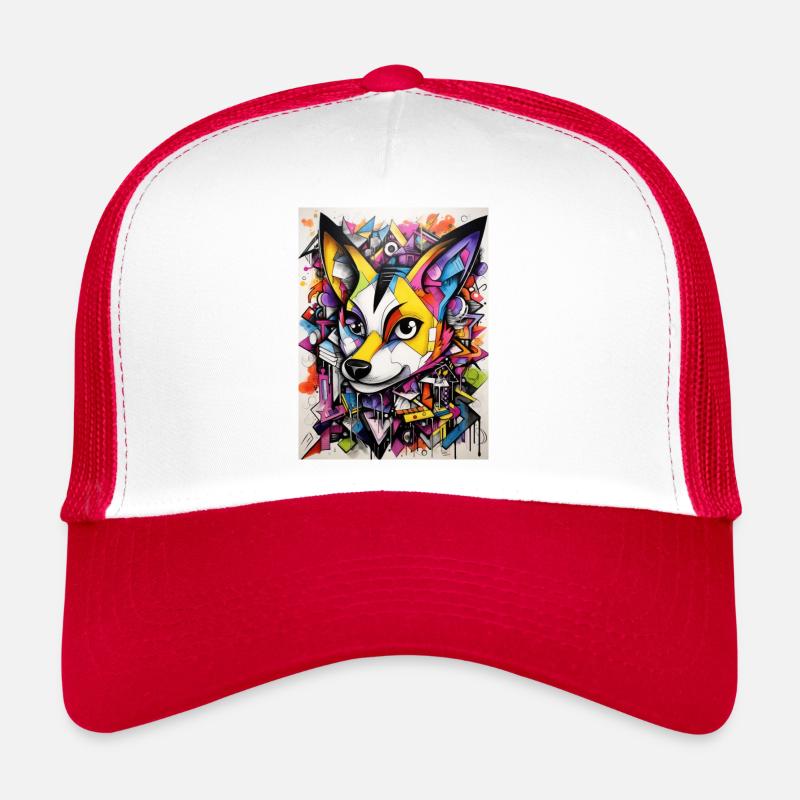 [MB] Friedvoller Lächel-Fuchs Trucker Cap
