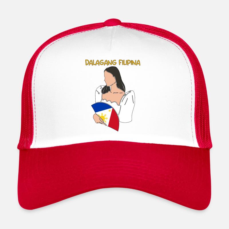 Philippines Filipina Flag Dalagang I Gift Trucker Cap