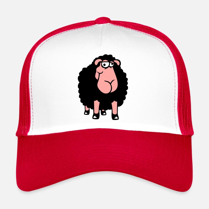 mouton a l’air stupide mignon drôle idiot cool Casquette trucker 