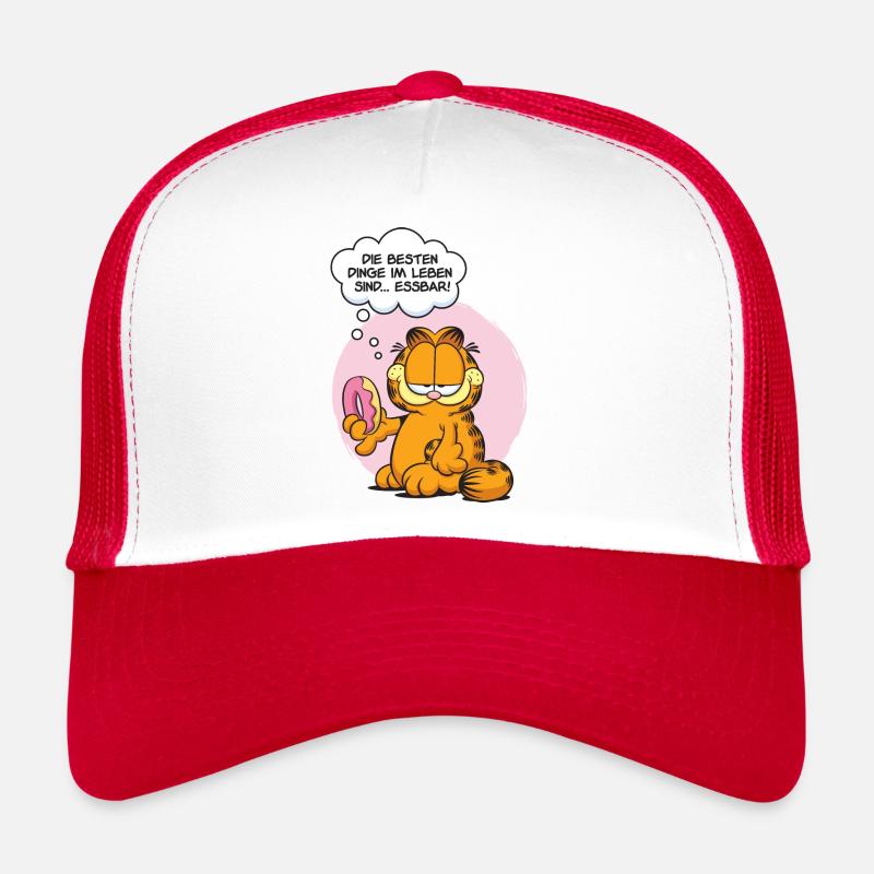 Garfield Die Besten Dinge Im Leben Sind Essbar Trucker Cap