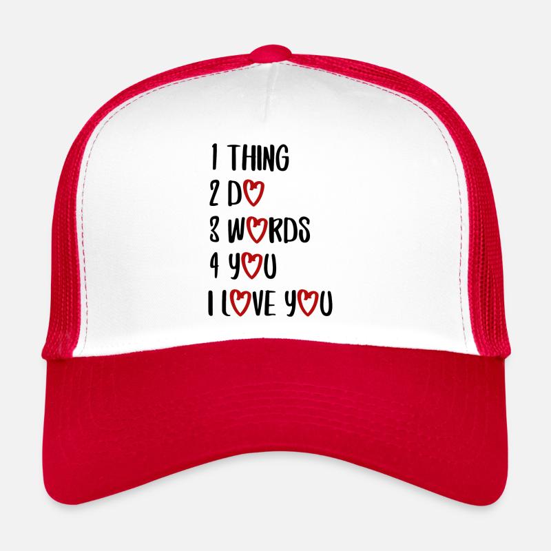 quotes liebe Spruch Valentinstag love Schrift Trucker Cap