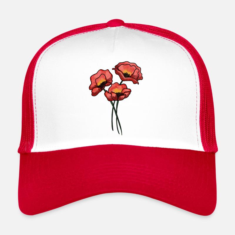 Poppies Trucker Cap