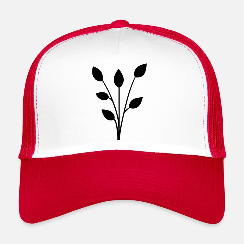 Flower with stem Trucker Cap