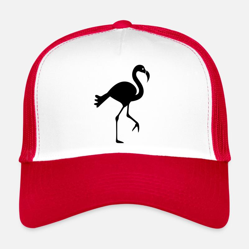 flamant rose Casquette trucker 