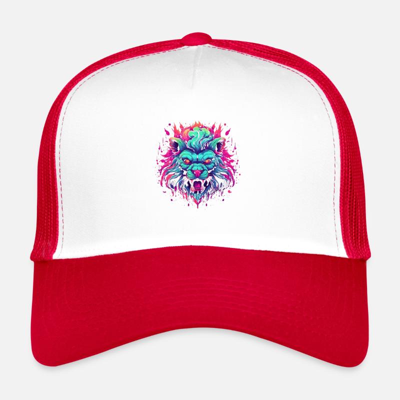 King Leon - Trucker Cap - white/red
