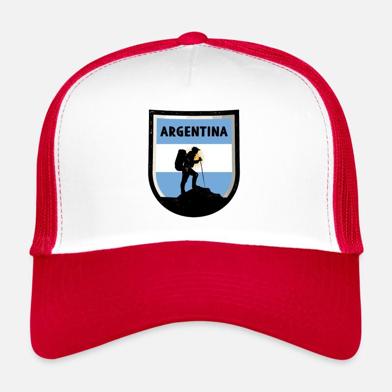 Drapeau de l’Argentine Amérique du Sud Drapeau de l’Argentine Casquette trucker 