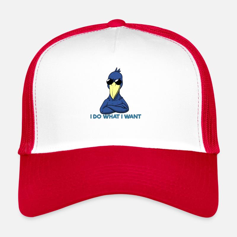 Schuhschnabel Vogel Ornithologe Wald I Geschenk Trucker Cap