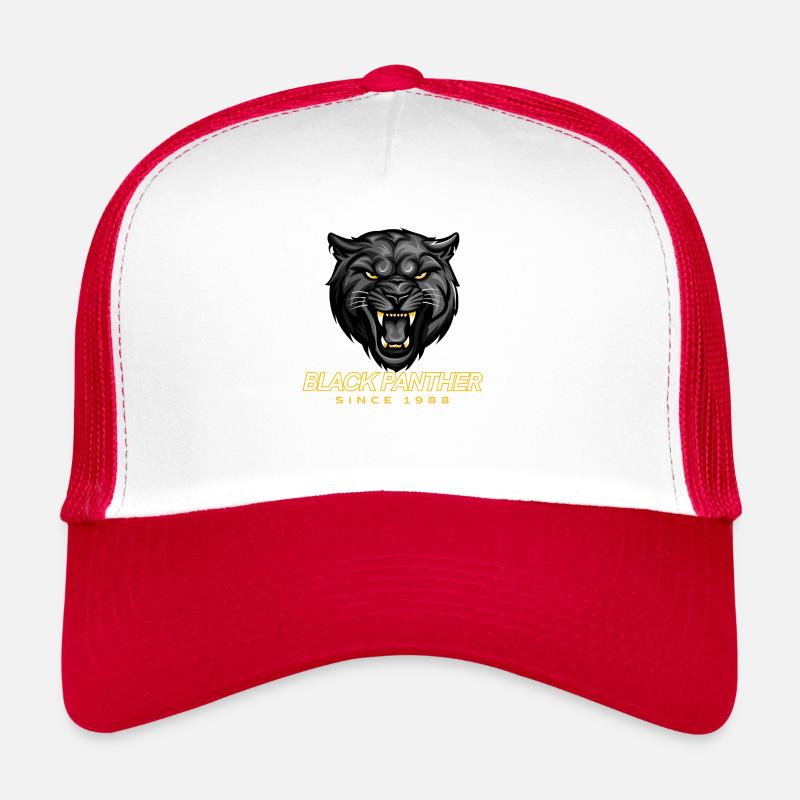 Schwarzer Panther Trucker Cap