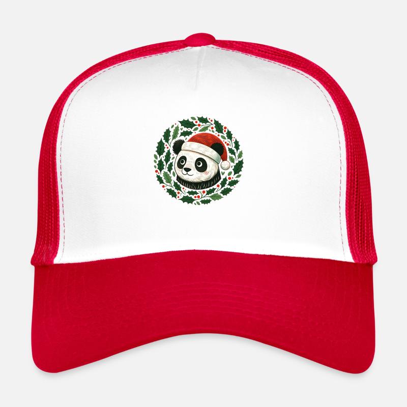Weihnachts-Pandabär Trucker Cap