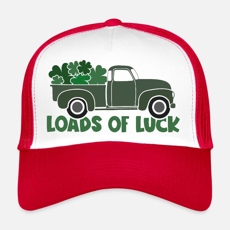 Viel Glück - Trucker Cap - Weiß/Rot